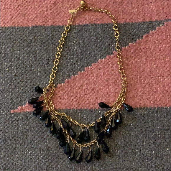Kate Spade ♠️ Black Necklace - Picture 1 of 3